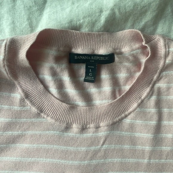 Striped Banana Republic Pink Sweater - Picture 2 of 2
